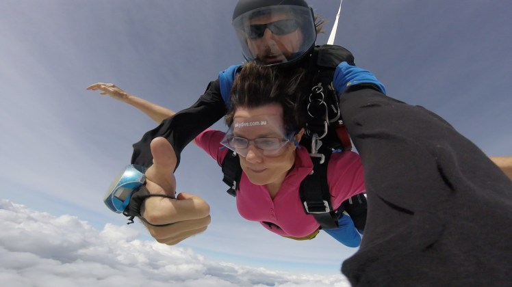 Photo skydiving tandem